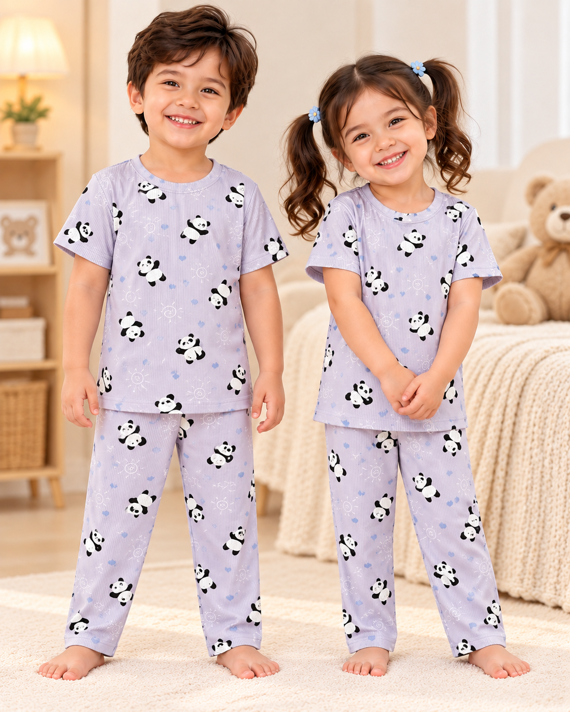 Kids Half Sleeve Co-ords - Buy 4 for 999₹