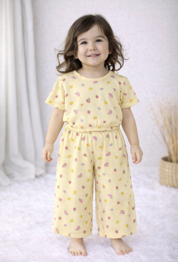 Girls Ribbed Co-ords Set