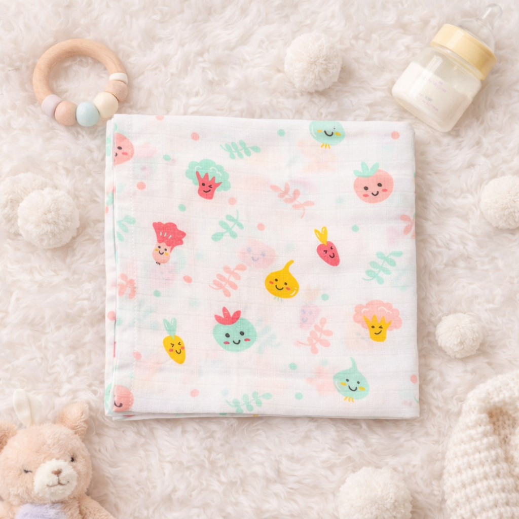 Muslin Swaddle - Vegetable