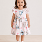 Frill Sleeve Frock - Pink Stitch & Angel