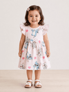 Frill Sleeve Frock - Pink Stitch & Angel