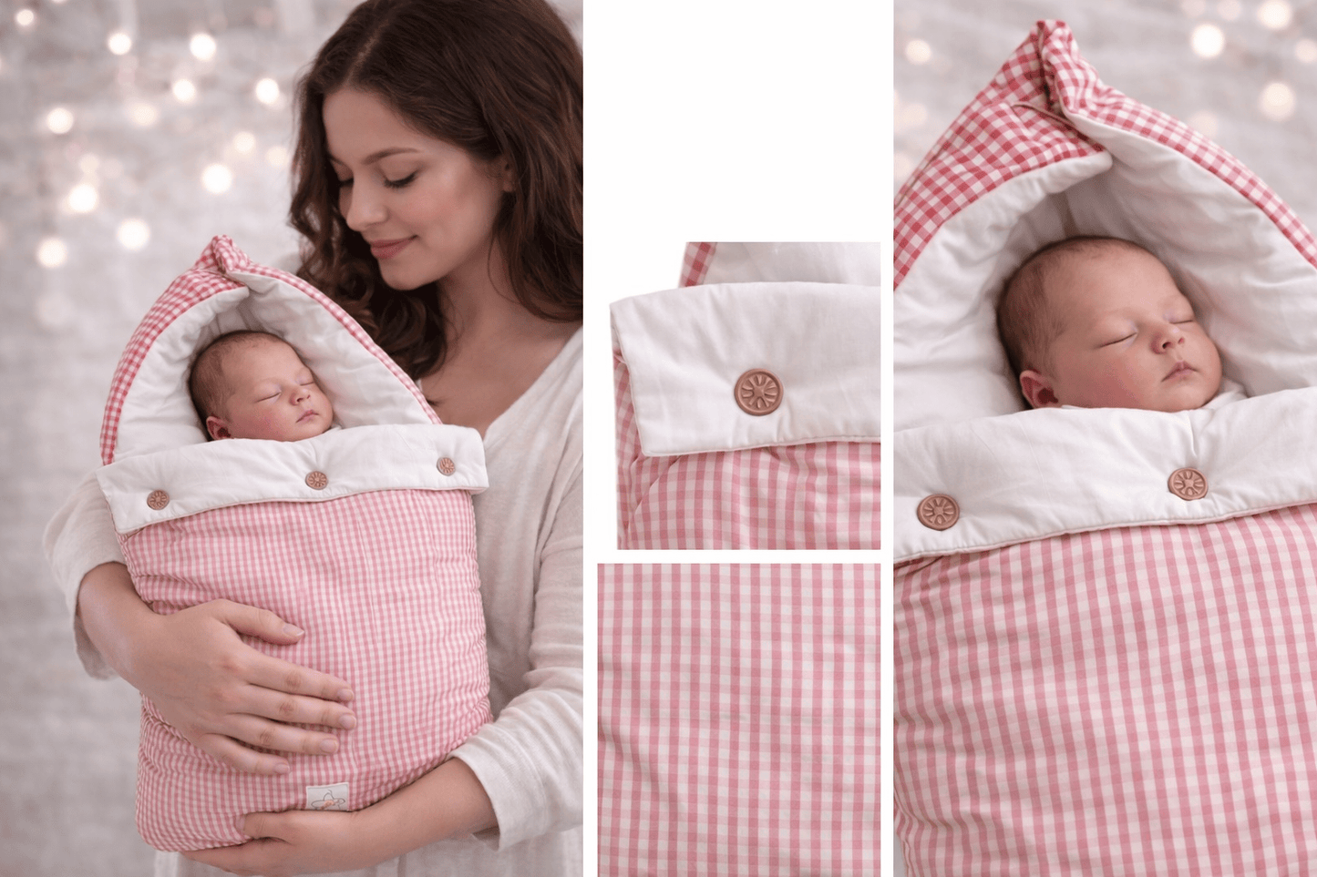 Premium Muslin Carry Nest - Red