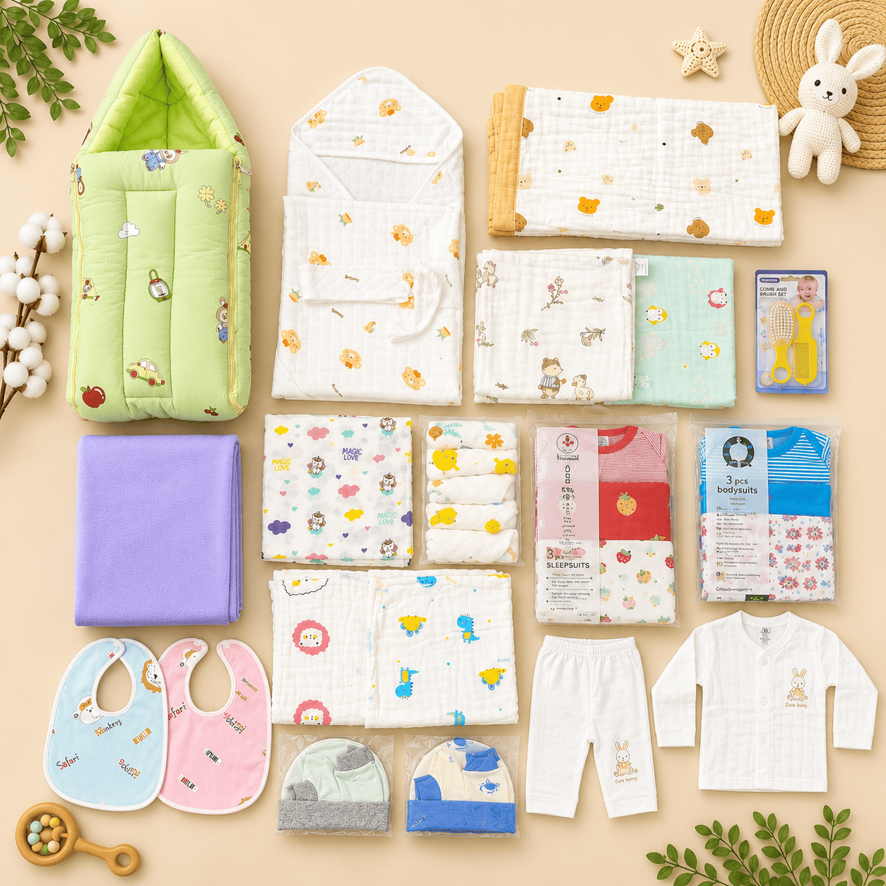 Newborn Hospital Kit Rompers Combo - 4999₹
