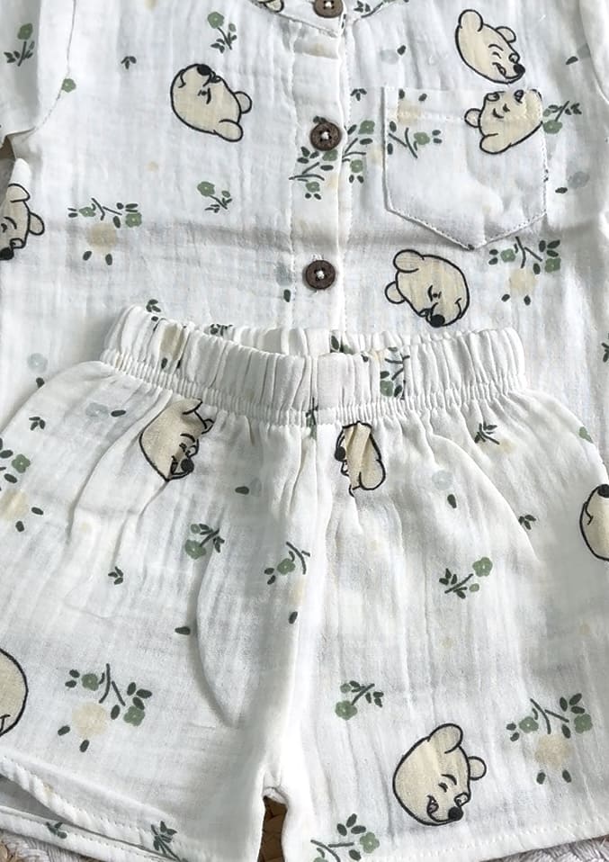 Premium Muslin Co-Ord Set for Boys