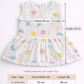 Muslin Frock Frill - Orange Heart fruit