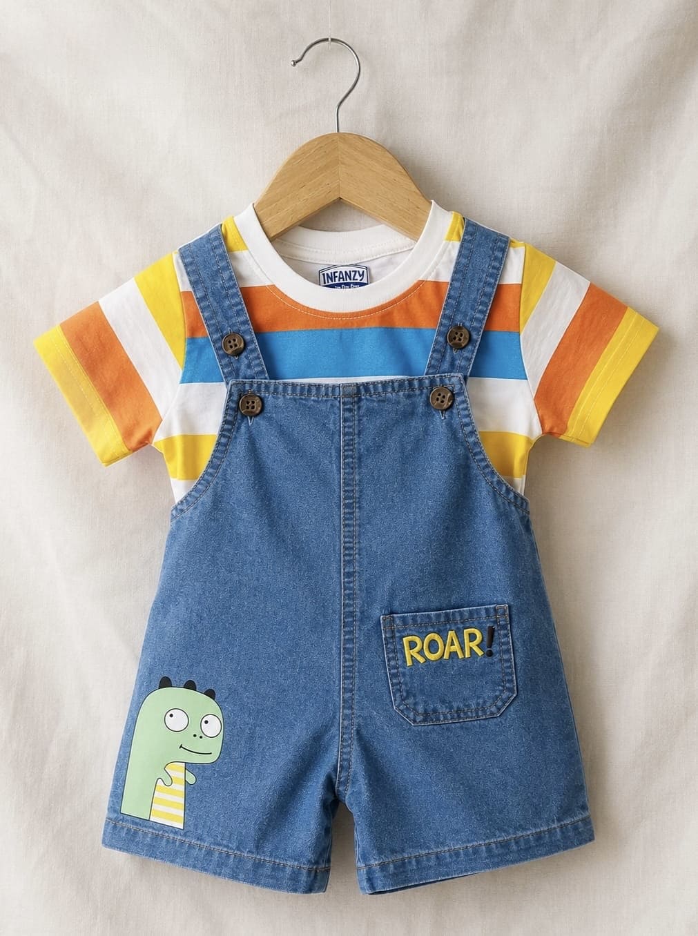 Denim Dungaree Set