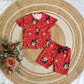 Button Shorts Set