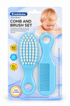 Baby Comb & Brush Set - Blue