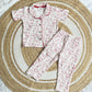 Half Sleeve Kids Night Suit - White Smiley