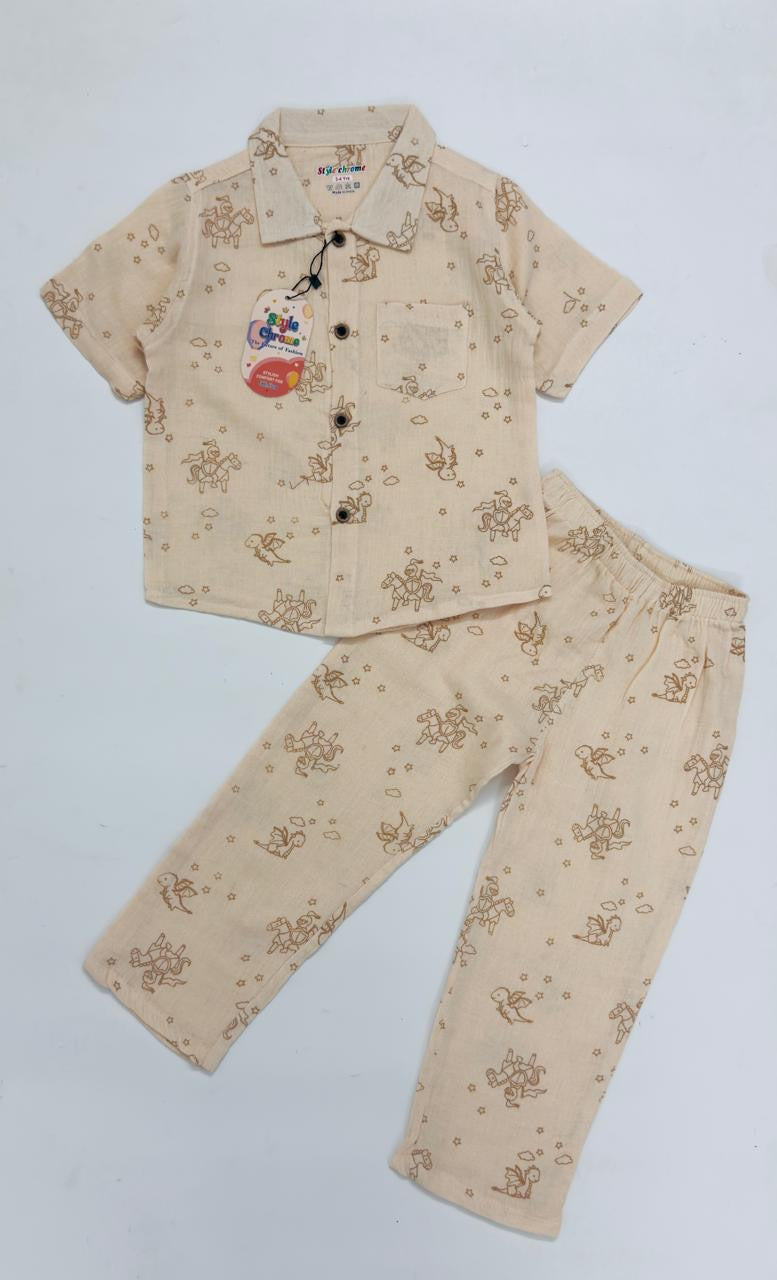 Premium 2-Layer Muslin Shirt & Pant Set - Buy 3 for 1299₹