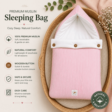 Premium Muslin Carry Nest - Red