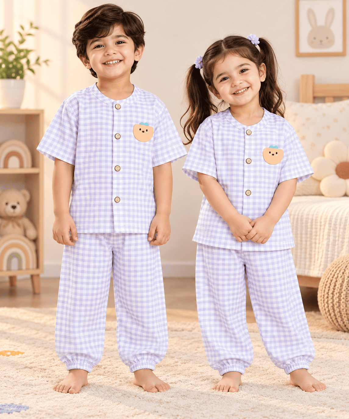 Imported 100% Cotton Night Suits - Buy 4 for 1500₹