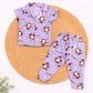 Half Sleeve Kids Night Suit - Lavender Panda