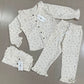 Girls Ruffle Neck Muslin Set