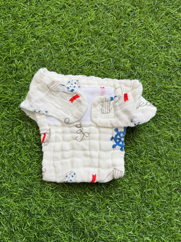 Crinkled Muslin Nappy