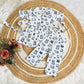 Muslin Girls Co-ords Set - White Doodle Prints