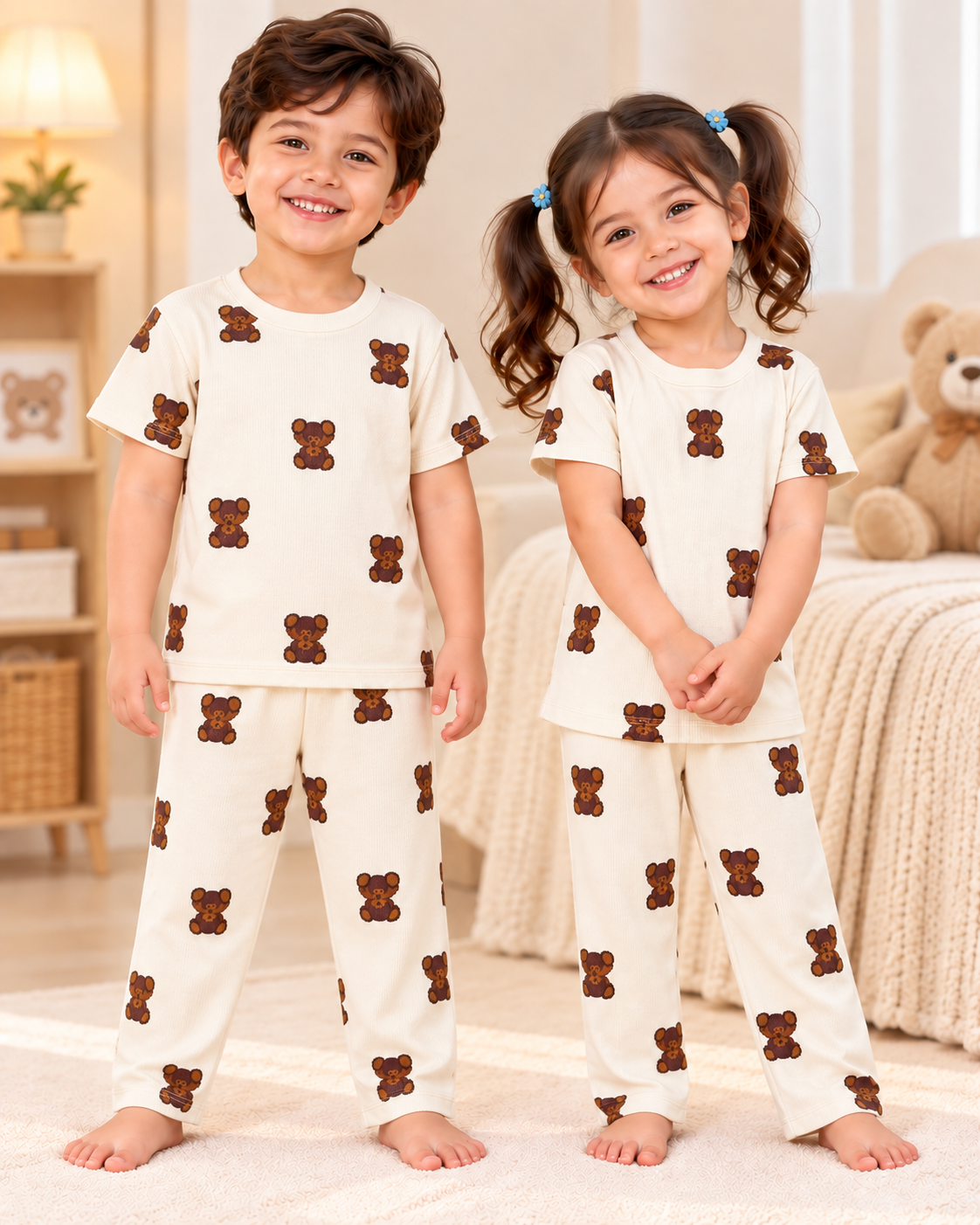 Kids Half Sleeve Co-ords - Buy 4 for 999₹