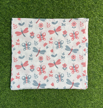 Muslin Bath Towel - Butterfly