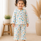 Girls Ruffle Neck Muslin Set