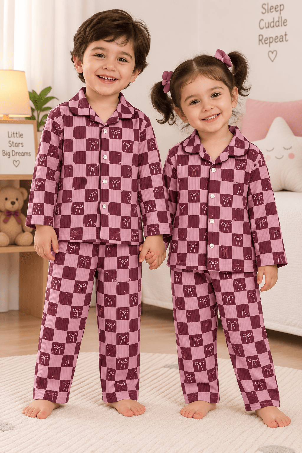 Kids Full Hand Night Suit - Buy 3 for 999₹