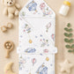 4-Layer Hooded Towel - Vintage Circus Print
