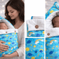 Premium Muslin Carry Nest - Blue Rainbow