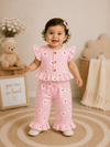 Peplum Top with Pant Set - Sweet Daisy