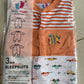 3 Piece Romper Set Soft Cotton