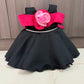 Premium Scuba Frock - Black