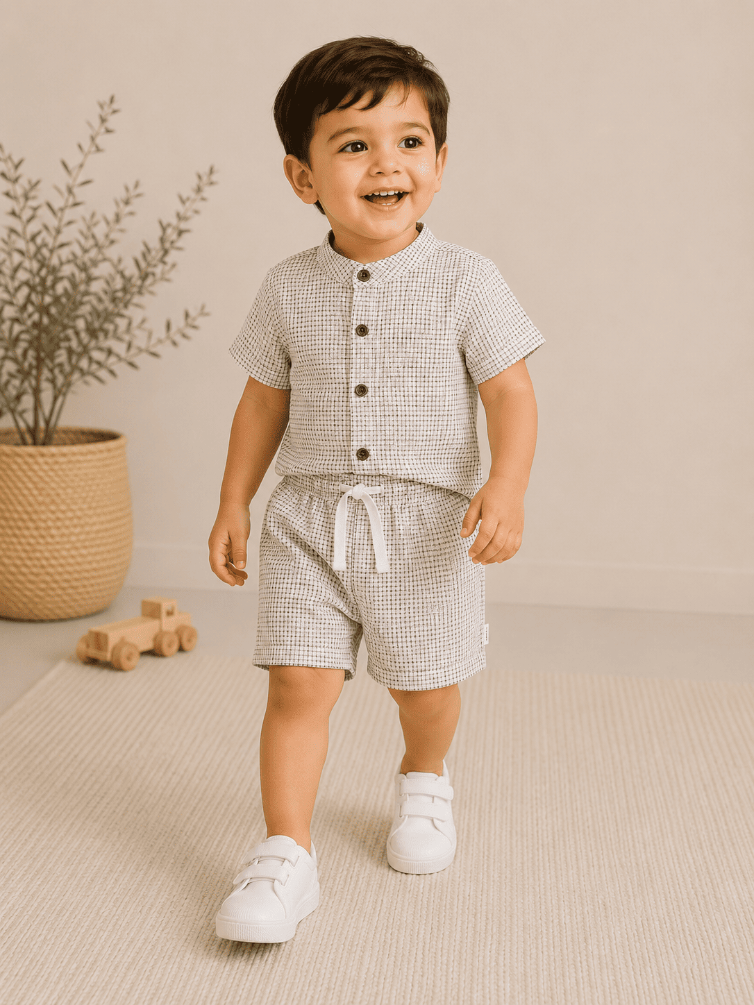 Premium Muslin Co-Ord Set for Boys