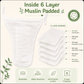 Muslin 6 layer Nappy- Animals