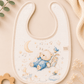 Muslin Bib - Sleepy Teddy