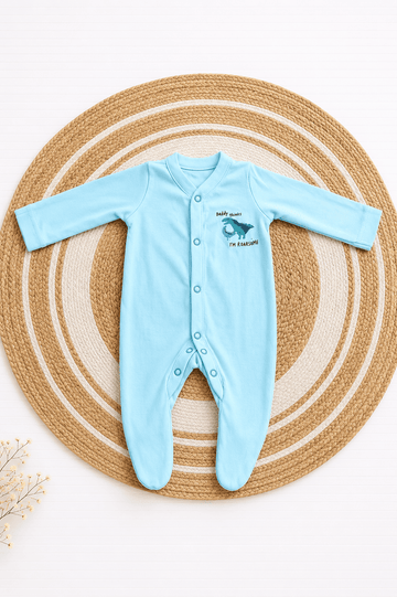 Rompers - Blue Plain