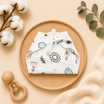 Muslin 6 layer Nappy- Bird