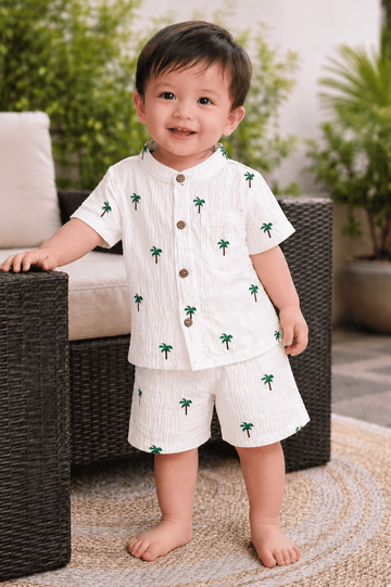 Premium Muslin Co-Ord Set for Boys
