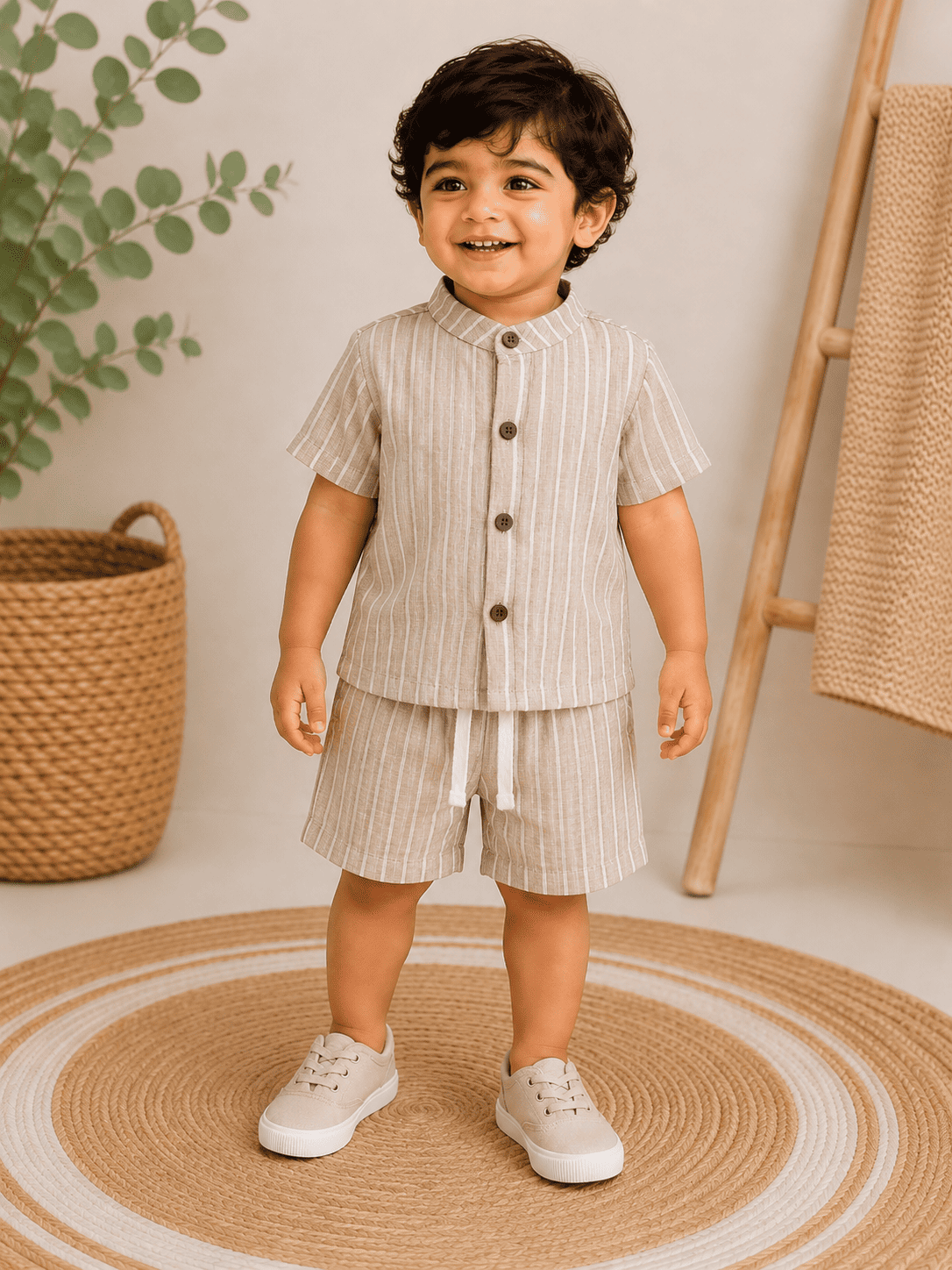 Premium Muslin Co-Ord Set for Boys