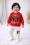 Kids Jogger Set – Red NY