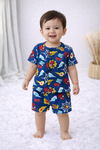 Button Shorts Set - Spider Man