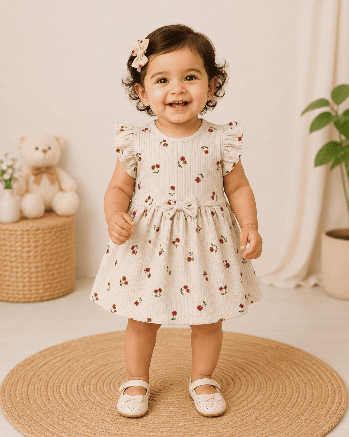 Frill Sleeve Frock - Buy 5 for 999₹