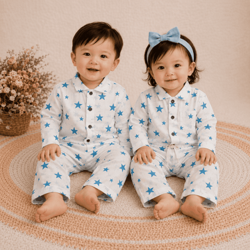 Premium Muslin Fullslevee Shirt with Pant Set