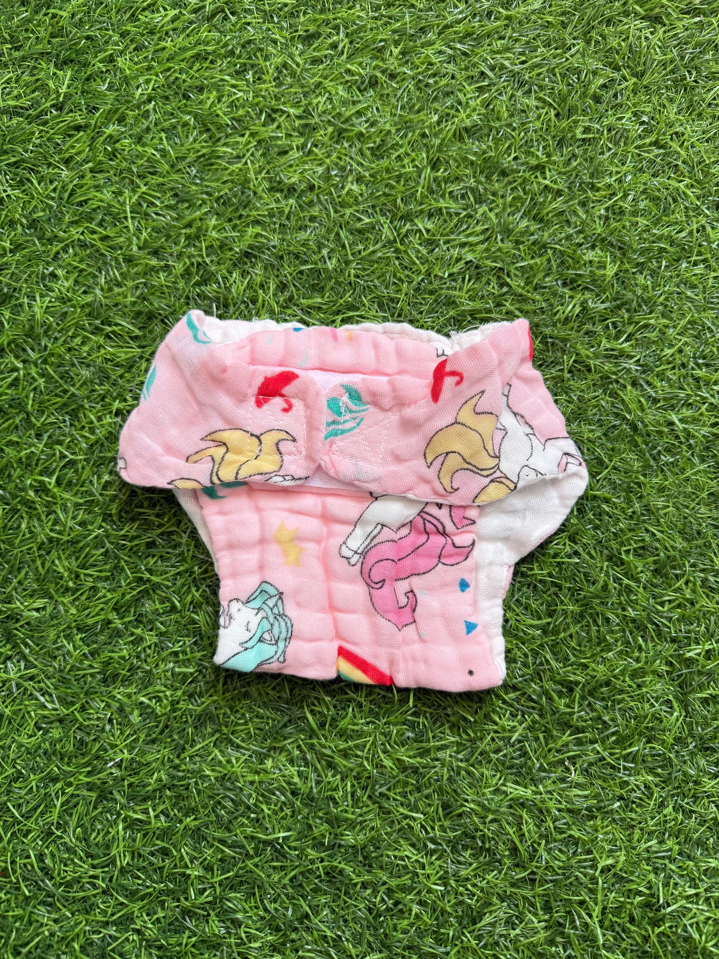 Crinkled Muslin Nappy