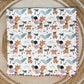 4 Layer Receiving Blanket - Giraffe