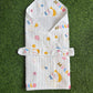 4-Layer Muslin Hooded Towel - Hello Duck