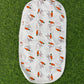 6 Layer Muslin Burp Cloth- Rabbit with Carrot