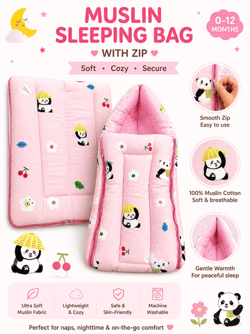 Muslin Carry Nest With Zip