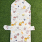 4-Layer Muslin Hooded Towel - Giraffe