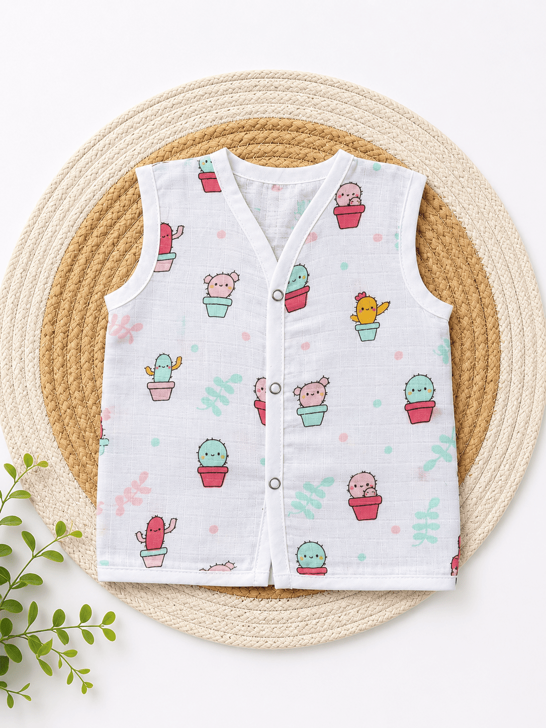 Muslin Jabla - Cactus