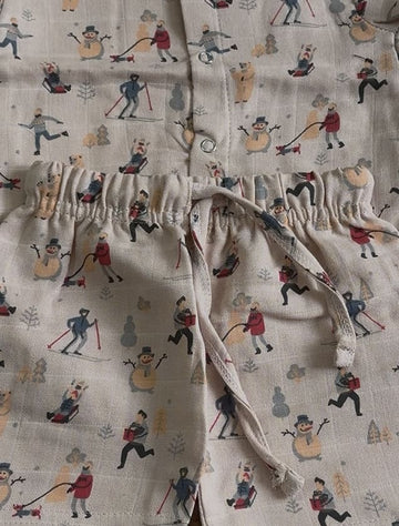 Premium Muslin Co-Ord Set for Boys