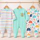 3 Piece Romper Set Soft Cotton