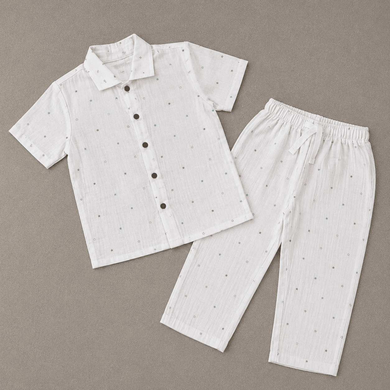 Premium Muslin Co-ord Set for Boys with Pant